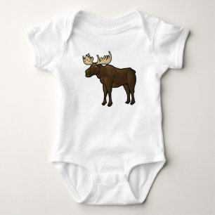 Alaskabo älg tee shirt