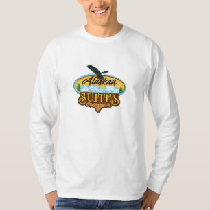Alaskabo följemanar långa muff t-skjorta t shirt