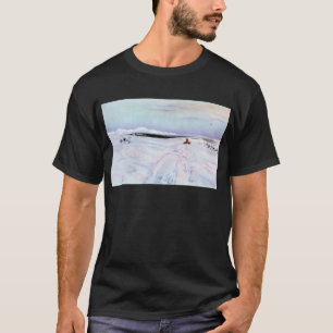 Alaskabo hund Sleddiing i Yukon-Koyukuk T Shirt