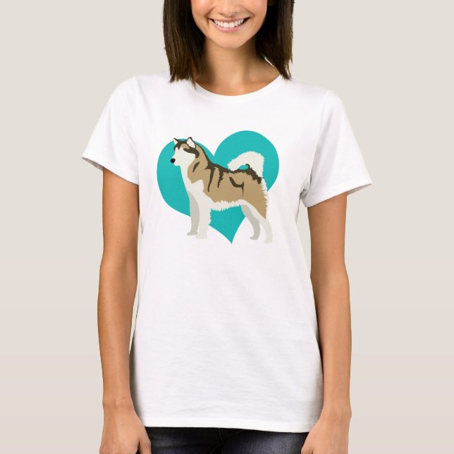 Alaskabo kärlek tee shirt (Framsida)