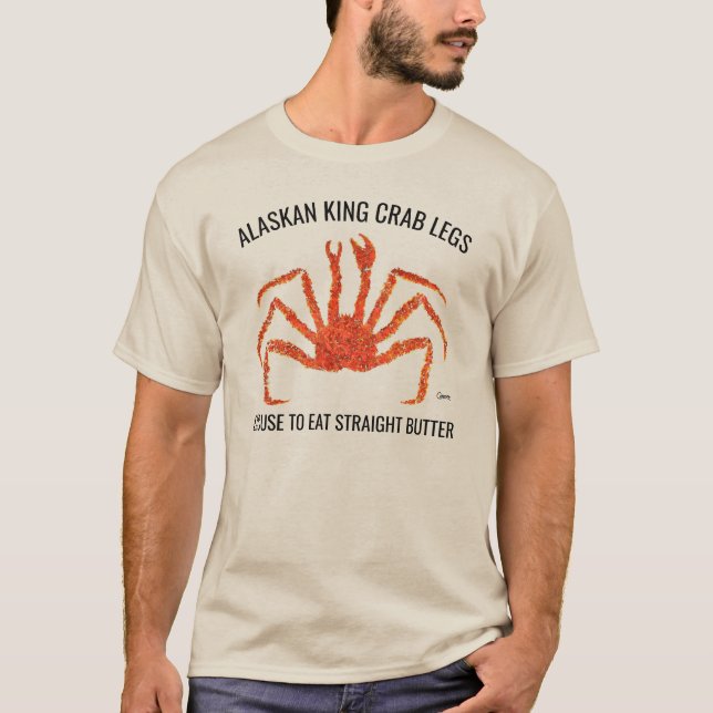 Alaskabo kungkrabba - manar grundläggande T-tröja T Shirt (Framsida)