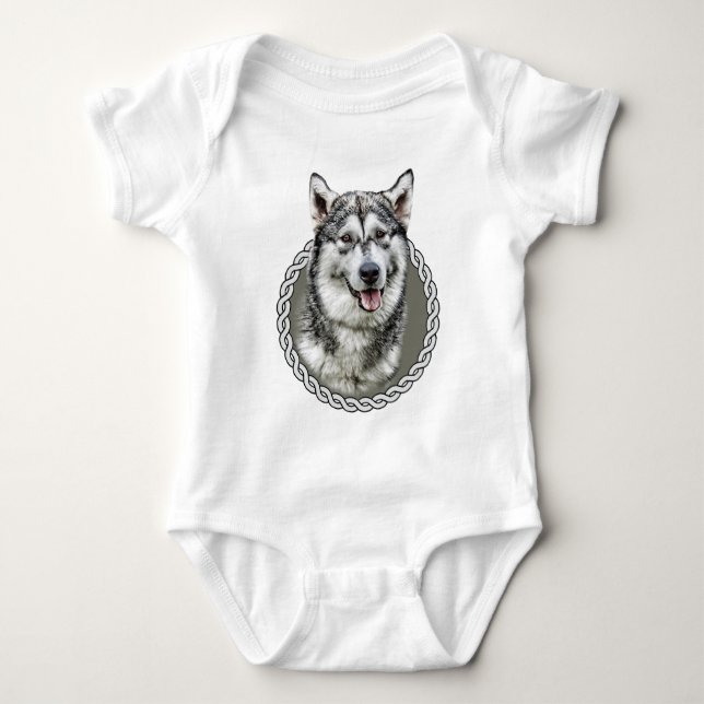 Alaskabo Malamute 001 T-shirt (Framsida)