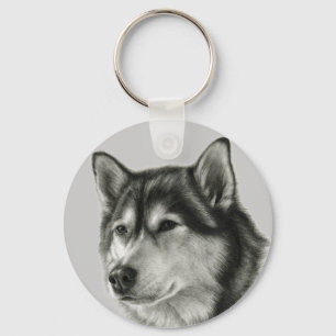 Alaskabo Malamute Nyckelring