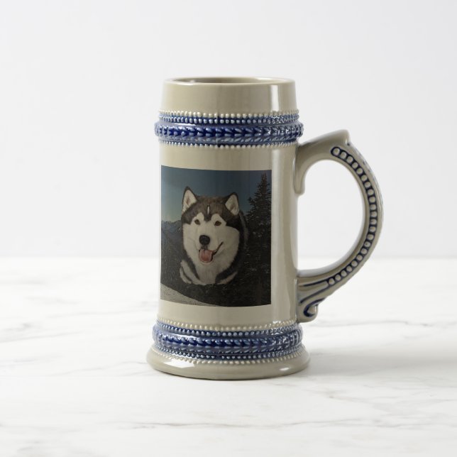 Alaskabo Malamute Stein Sejdel (Höger)