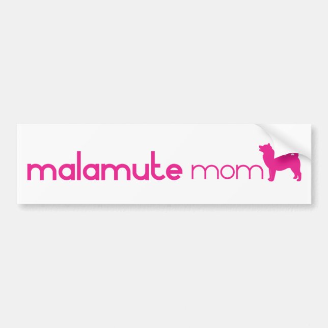 Alaskabo Malamutemamma Bildekal (Framsidan)