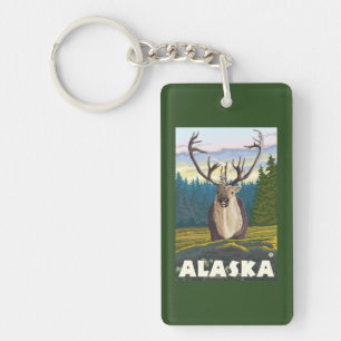 AlaskaCaribou i vildvintage resor