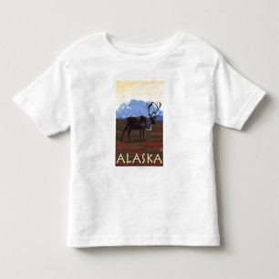 AlaskaCaribou vintage resoraffisch T Shirt