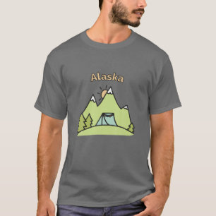 Alaskaflod som kissar upp klimat och terräng t shirt