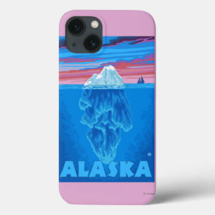 AlaskaIceberg vintage resoraffisch