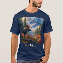 Alaskan älg Denali nationalpark T-shirt