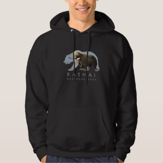 Alaskan Bear Katmai National Park Sjö Image Alask Hoodie