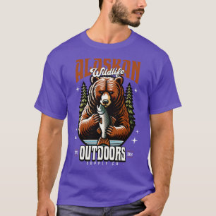 Alaskan Bear Wildlife TShirt T Shirt