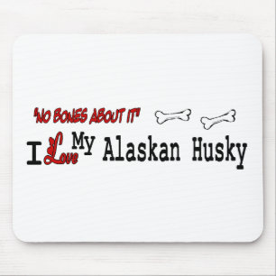 Alaskan Husky Älskare Apparel Gifts Musmatta