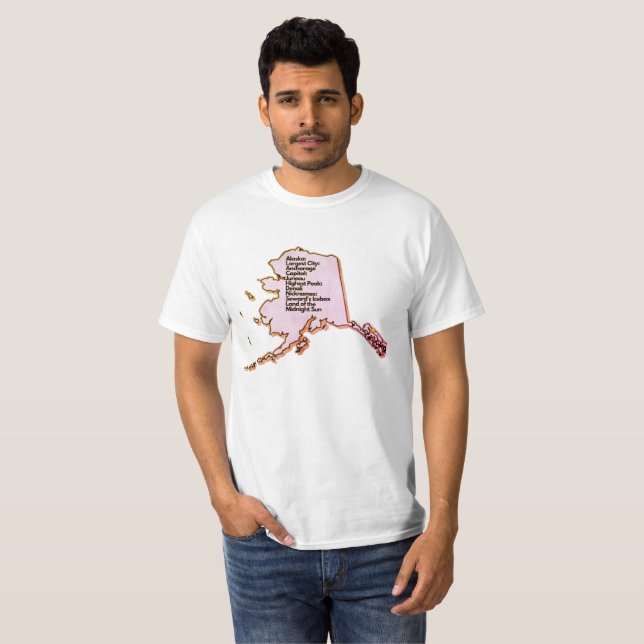 Alaskan Kart & Fakta Vendredi Filter T Shirt (Hel framsida)