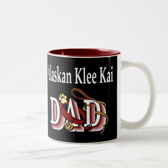 Alaskan Klee Kai Gifts Två-Tonad Mugg (Höger)