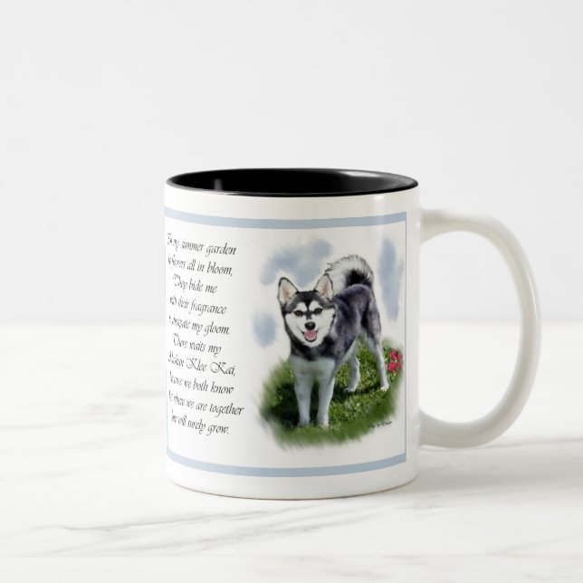 Alaskan Klee Kai Gifts Två-Tonad Mugg (Höger)