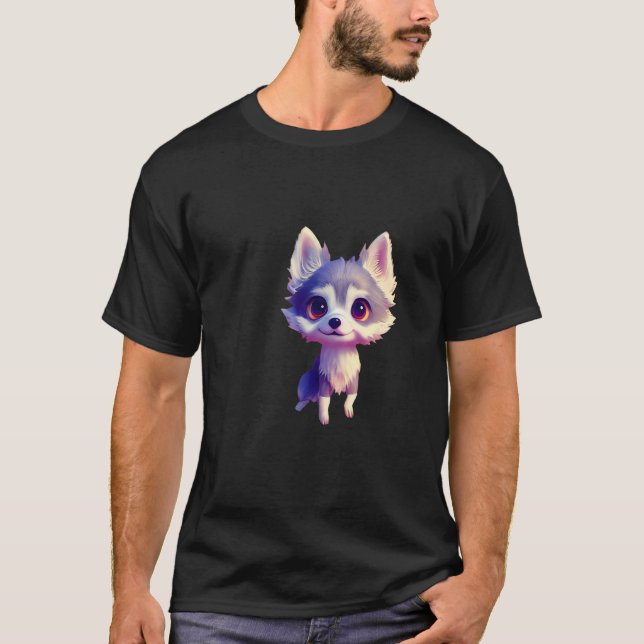 Alaskan Klee Kai Hund  Alaskan Klee Kai T Shirt (Framsida)
