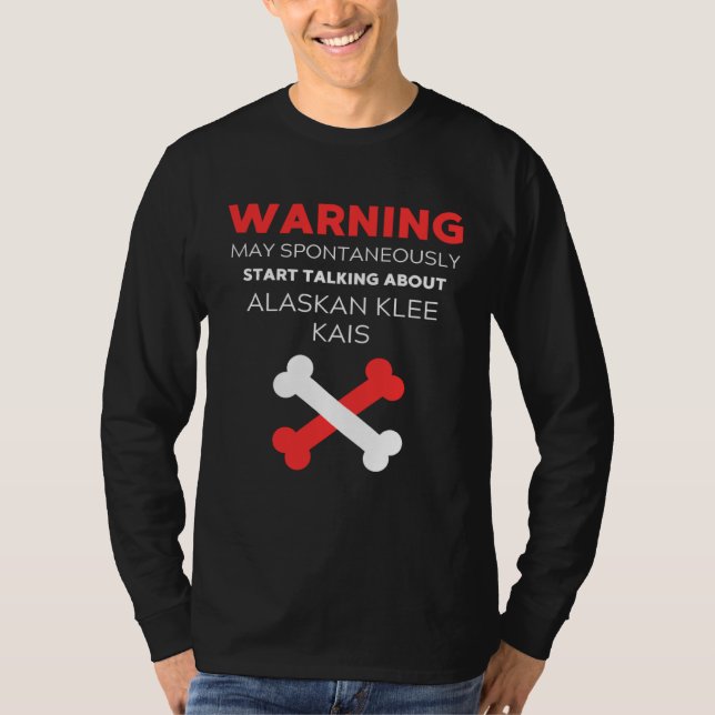 Alaskan Klee Kai T Shirt (Framsida)
