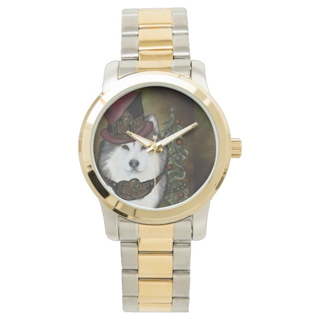 Alaskan Malamute Armbandsur (Framsida)
