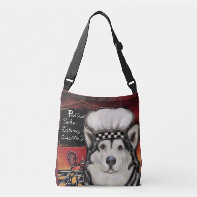 Alaskan Malamute Axelväska (Framsida)