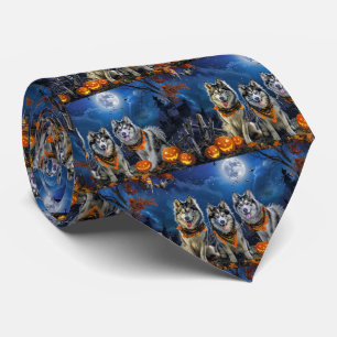 Alaskan Malamute Halloween Kuslig Slips