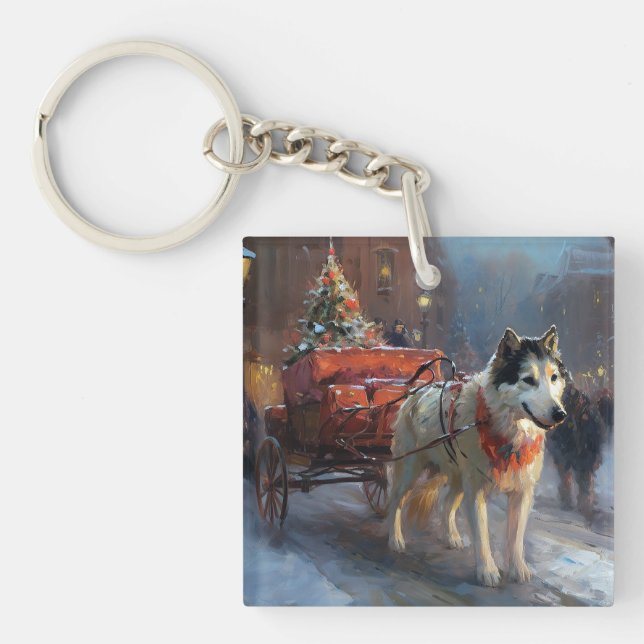 Alaskan Malamute Julhögtid (Framsidan)