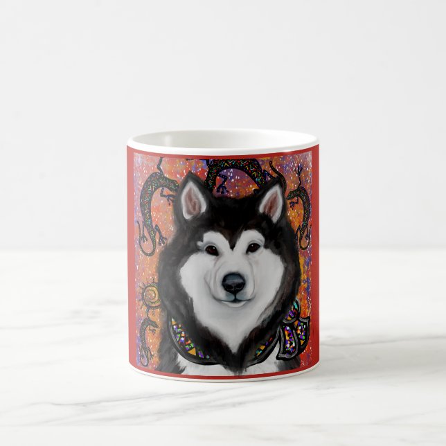 Alaskan Malamute Kaffemugg (Center)