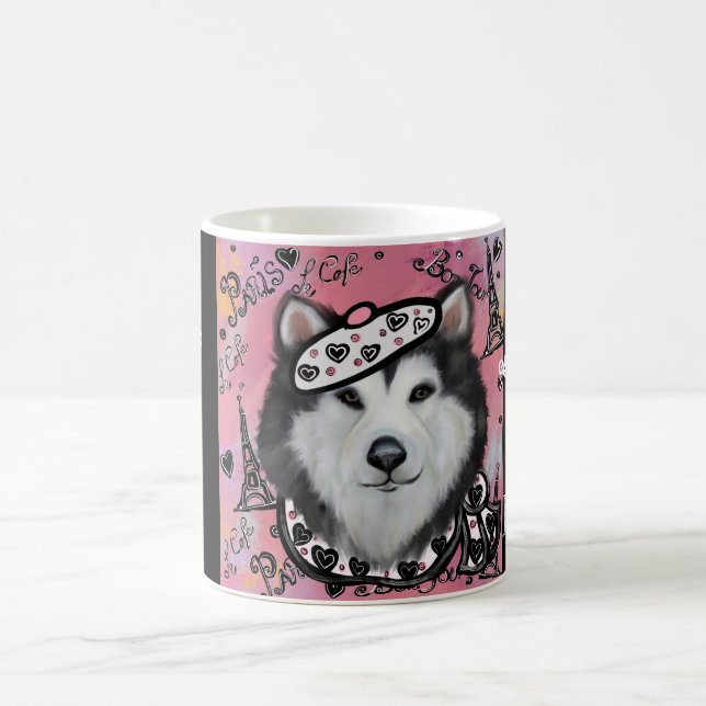 Alaskan Malamute Kaffemugg (Center)
