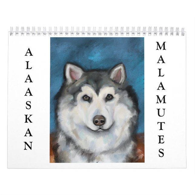 Alaskan Malamute-kalender Kalender (Omslag)