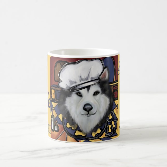 Alaskan Malamute kock Kaffemugg (Center)