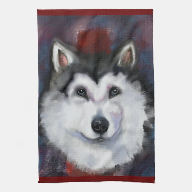 ALASKAN MALAMUTE      KÖKSHANDDUK (Vertikal)