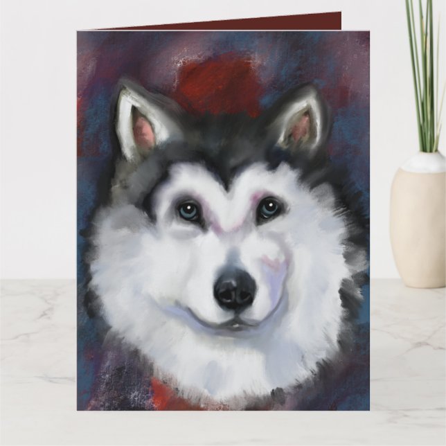 ALASKAN MALAMUTE     KORT (Framsida)