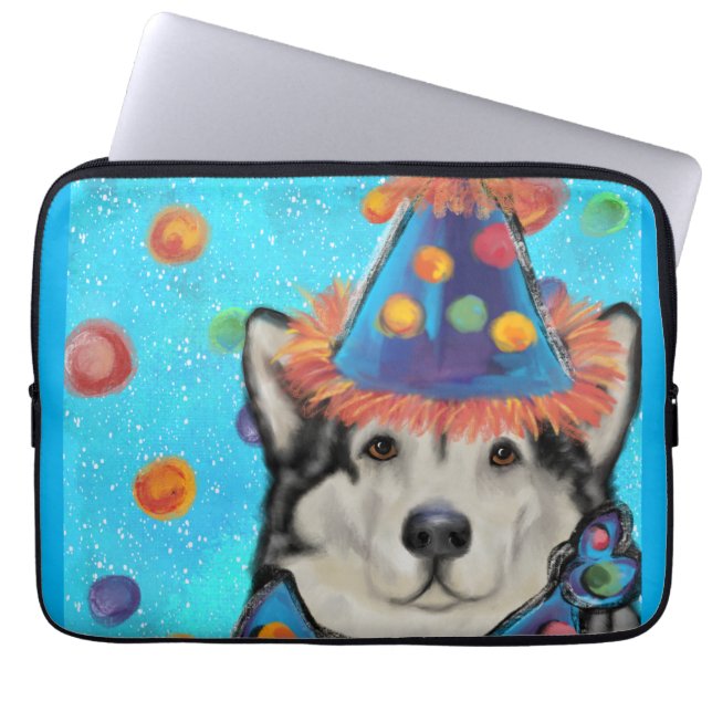 Alaskan Malamute Laptop Fodral (Framsidan)