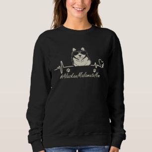 Alaskan Malamute Mamma Hjärtklappning Med Hund Coo T Shirt