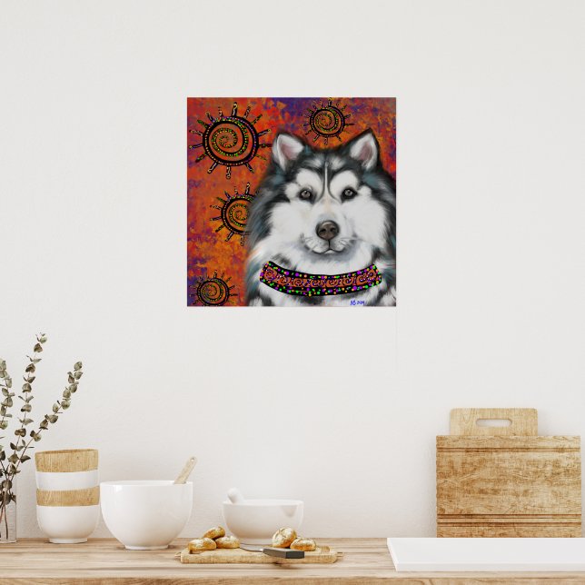 ALASKAN MALAMUTE POSTER (Kök)
