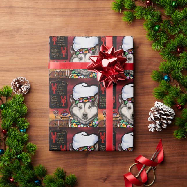 Alaskan Malamute Presentpapper (Julgåva)