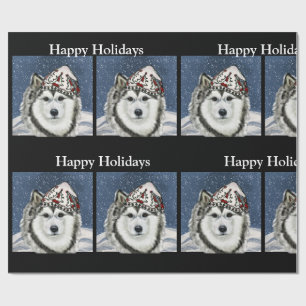 Alaskan Malamute Presentpapper
