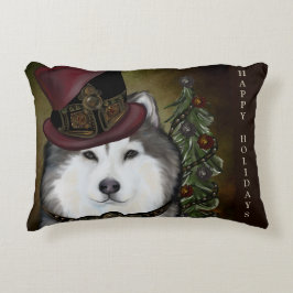 Alaskan Malamute Prydnadskudde