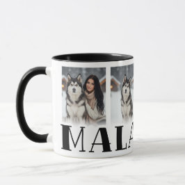 Alaskan Malamute Skräddarsydd Foto Hundälskare Mugg
