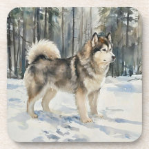 Alaskan Malamute smyckesask