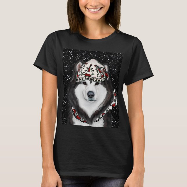 Alaskan Malamute                 T Shirt (Framsida)