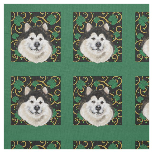 Alaskan Malamute Tyg (Provkarta)