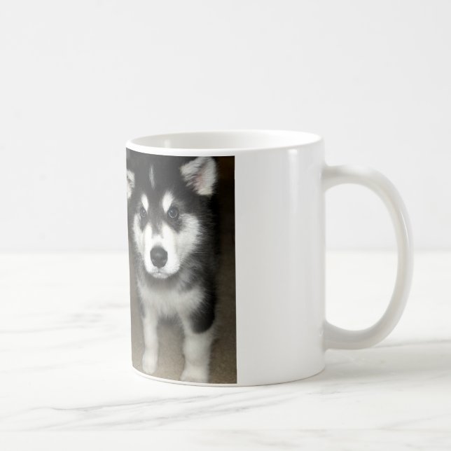 alaskan malamute valp 3 kaffemugg (Höger)
