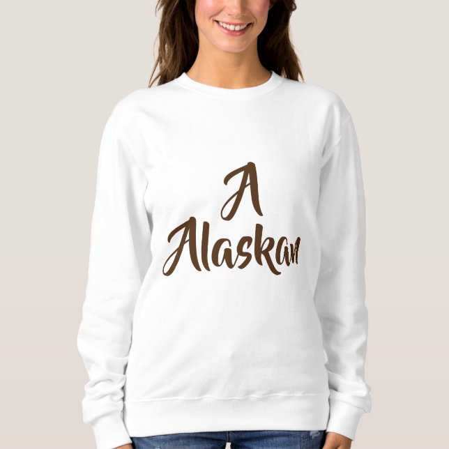 Alaskan Monogram  T Shirt (Framsida)