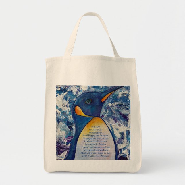 Alaskan Penguin livsmedel tote Tygkasse (Framsidan)
