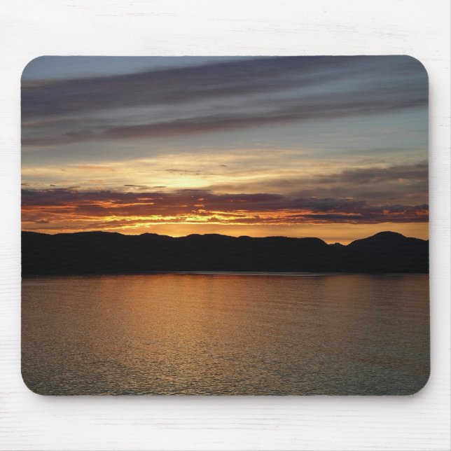 Alaskan Sunset II Vacker Alaska-fotografering Musmatta (Framsidan)