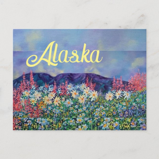 Alaskan Tishas Garden Postcard Vykort (Framsida)