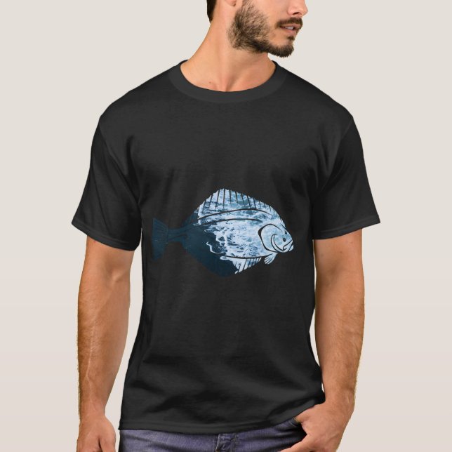 Alaskansk hälleflundra t shirt (Framsida)