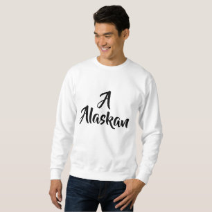 Alaskansk monogram lång ärmad tröja