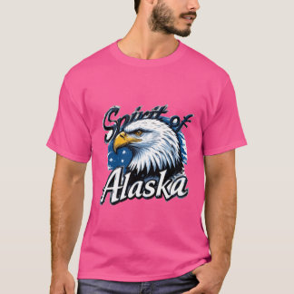 "Alaskas anda" Eagle och Wilderness T Shirt